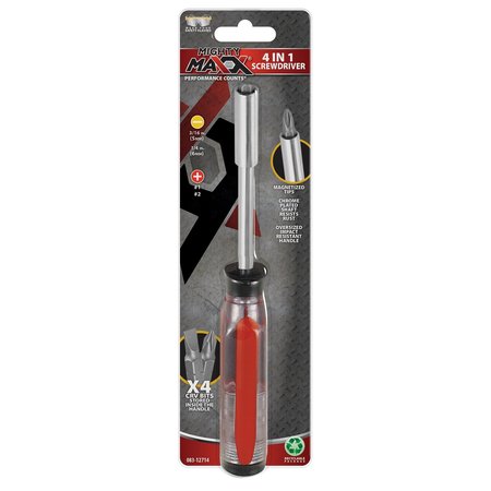 MIGHTY MAXX Screwdriver Magnetic 4in1 083-12714